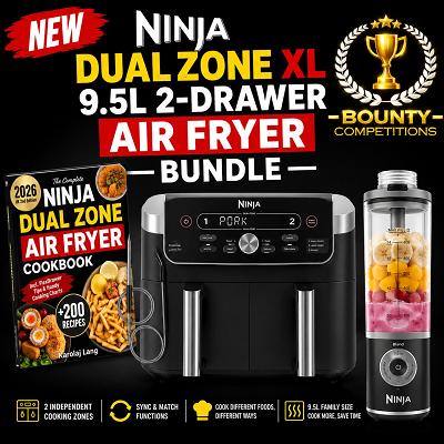 🍟 NEW Ninja DualZone XL 9.5L 2-Drawer Air Fryer Bundle 🍟