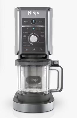 Ninja CREAMi Deluxe 10-in-1 Ice Cream & Frozen Drink Maker, Black/Silver (£200 ALT)