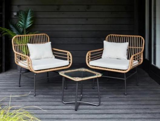 Dunelm Rattan Rope Bistro Set (£100 alt) 