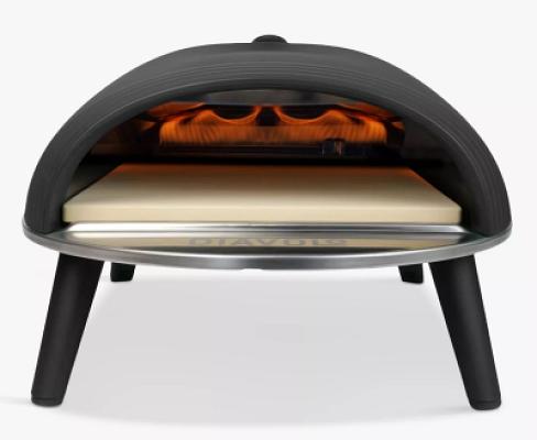 Diavolo Gas Fired Outdoor Pizza Oven & Accessories Bundle, Black (£150 alt) 