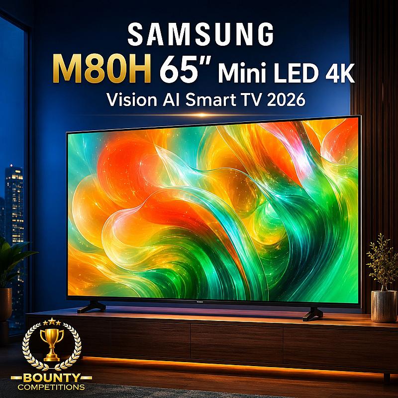 🎞️ SAMSUNG M80H 65" Mini LED 4K Vision AI Smart TV 2026 🎞️
