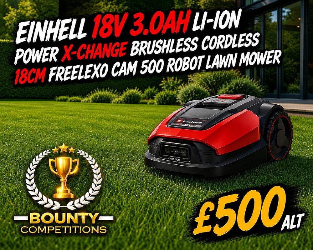 🤖 Einhell 18V 3.0Ah Li-Ion Power X-Change Brushless Cordless 18cm Freelexo Cam 500 Robot Lawn Mower 🤖