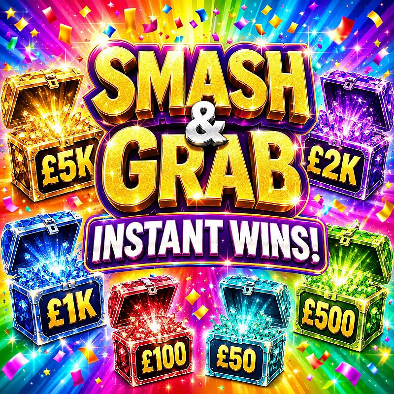 💎⛏️ SMASH & GRAB INSTANT WINS ⛏️💎