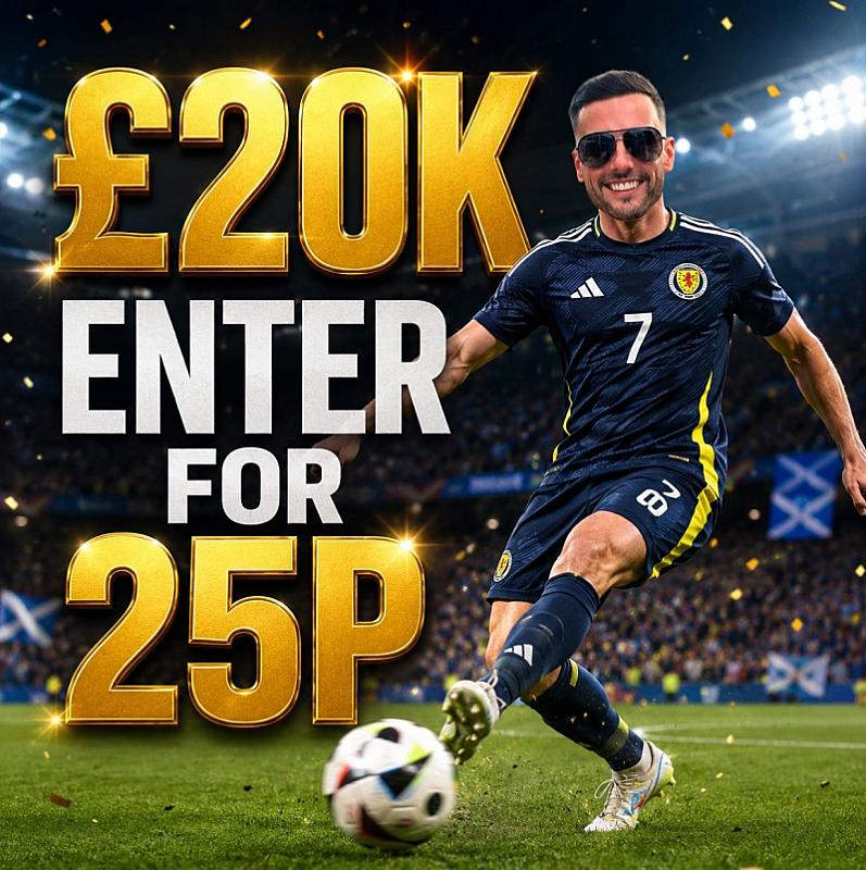 ⚽£20K ENTER FOR 25P⚽