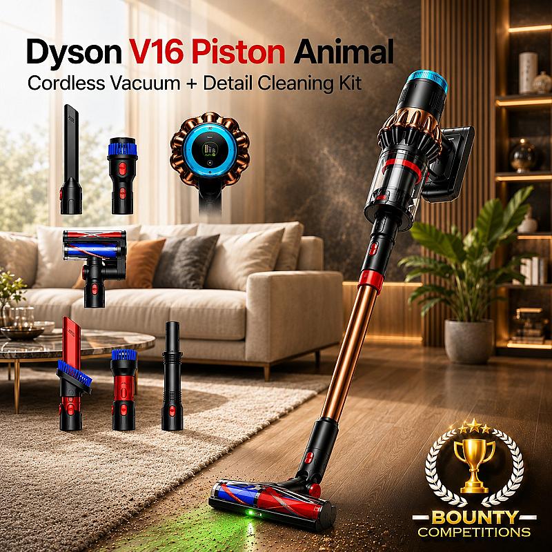 🐵 Dyson V16 Piston Animal cordless vacuum + Detail Cleaning Kit 🐵