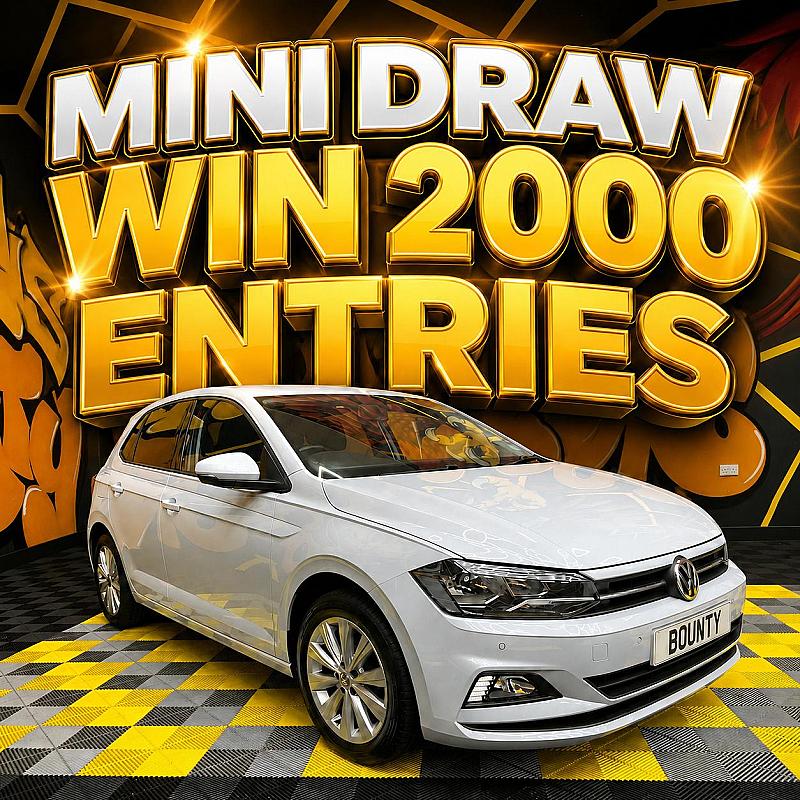 🔴MINI DRAW - WIN 2000 ENTRIES INTO THE VW POLO #2