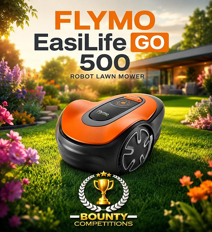 FLYMO EasiLife GO 500 Robot Lawn Mower🦗