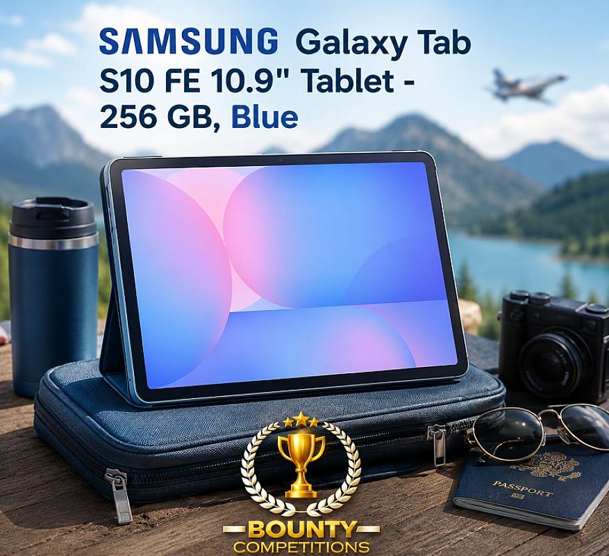 SAMSUNG Galaxy Tab S10 FE 10.9" Tablet - 256 GB, Blue💙