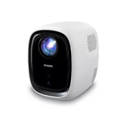 PHILIPS NeoPix 130 Smart HD Ready Home Cinema Projector - Arctic White (£120 ALT)