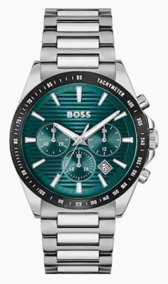 BOSS Strike Chronograph Mens Watch 41mm Green (£240 alt)