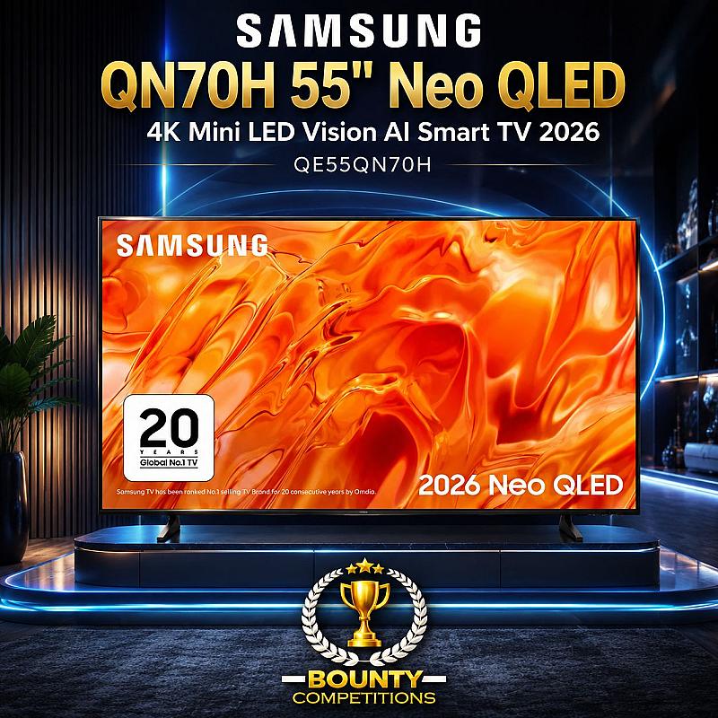 SAMSUNG 55" Neo QLED 4K Mini LED Vision AI Smart TV 2026 📺