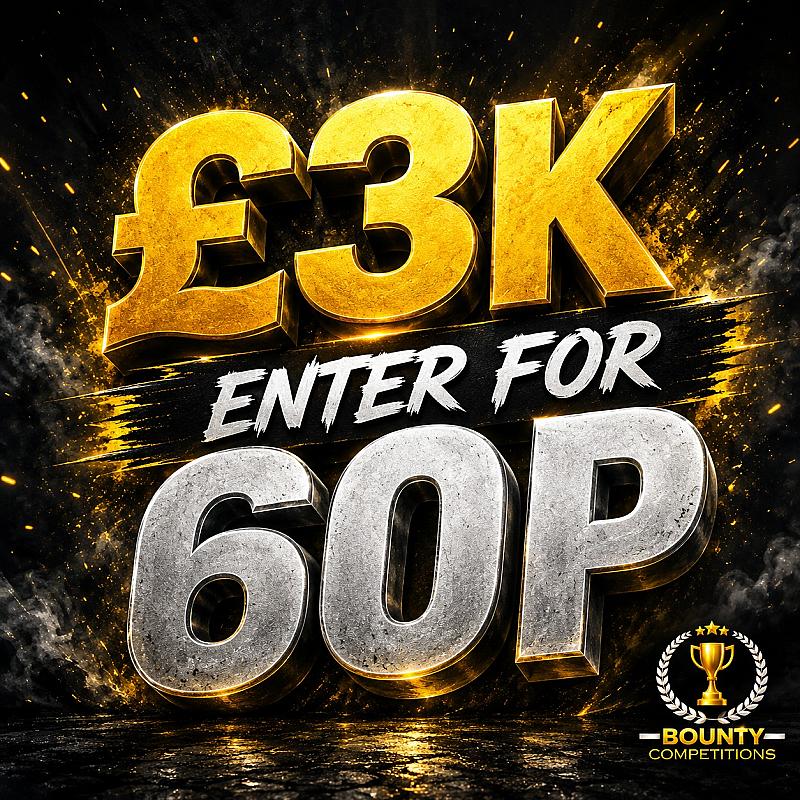 £3K ENTER FOR 60P 💷 