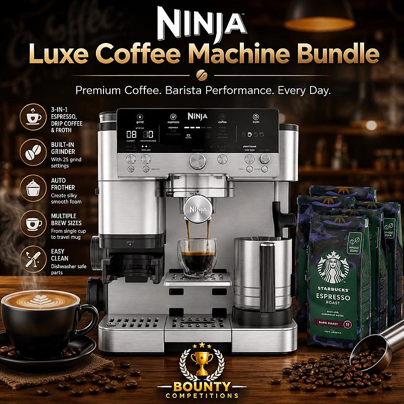 NINJA Luxe Coffee Machine Bundle ☕