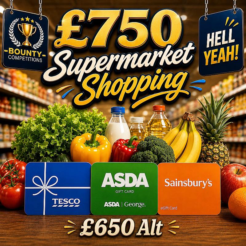 🛒 £750 SUPERMARKET SHOPPING 🛒