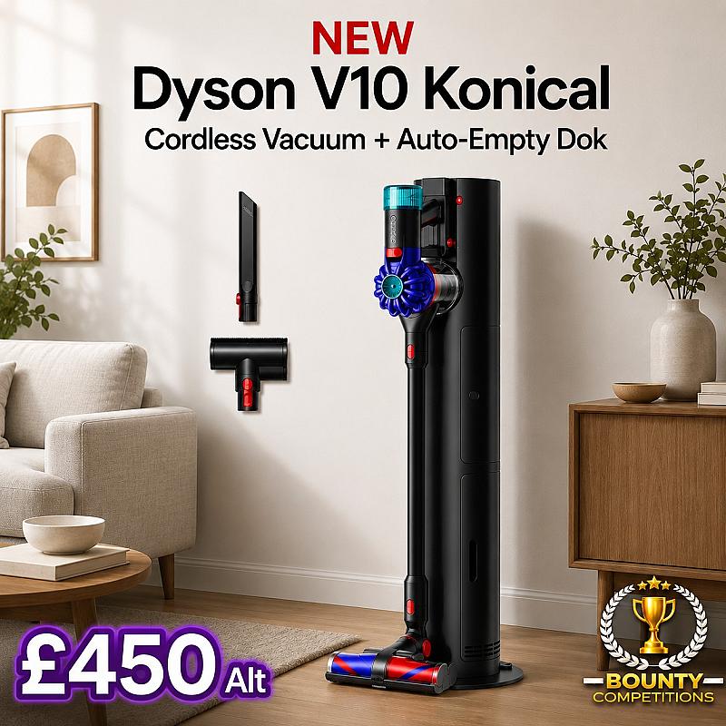 🤖 NEW Dyson V10 Konical Cordless Vacuum + Auto-Empty Dok 🤖
