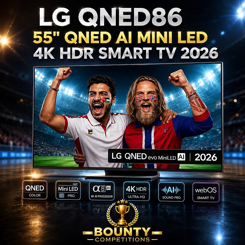 LG QNED86 55" QNED AI Mini LED 4K HDR Smart TV 2026 📺
