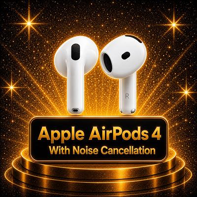 Apple AirPods 4 with Active Noise Cancellation (£100 ALT)