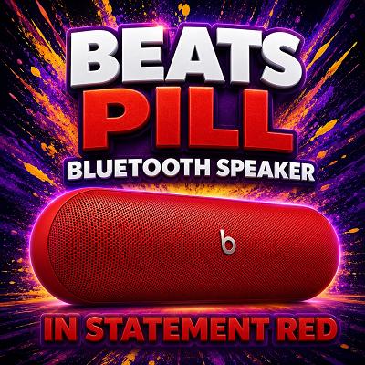BEATS Pill Bluetooth Speaker - Statement Red (£100 ALT)