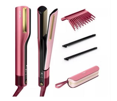 SHARK SilkiPro Straight HT401UKPK Hair Straightener & Dryer – Rose Petal  (£190 ALT)