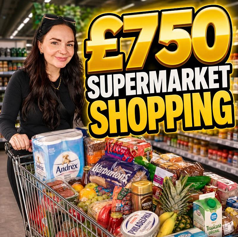 🛒 £750 SUPERMARKET SHOPPING 🛒