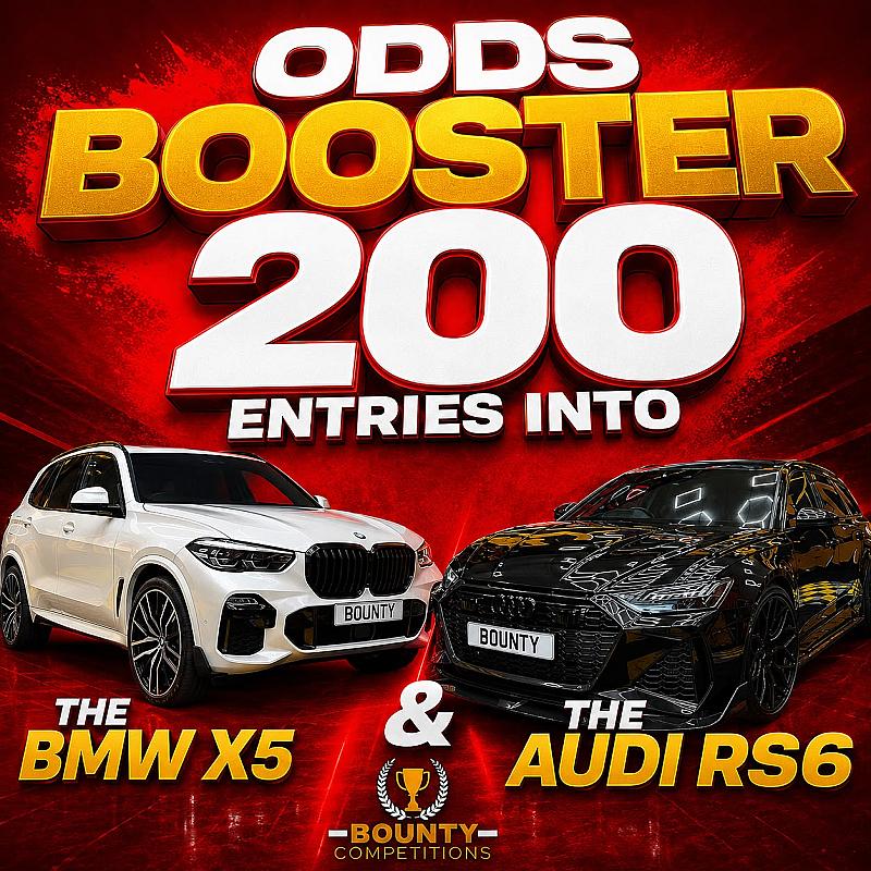 🔴ODDS BOOSTER - 200 BMW ENTRIES & 200 AUDI ENTRIES