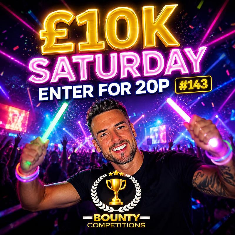 🔴£10K SATURDAY - ENTER FOR 20P #143 💷