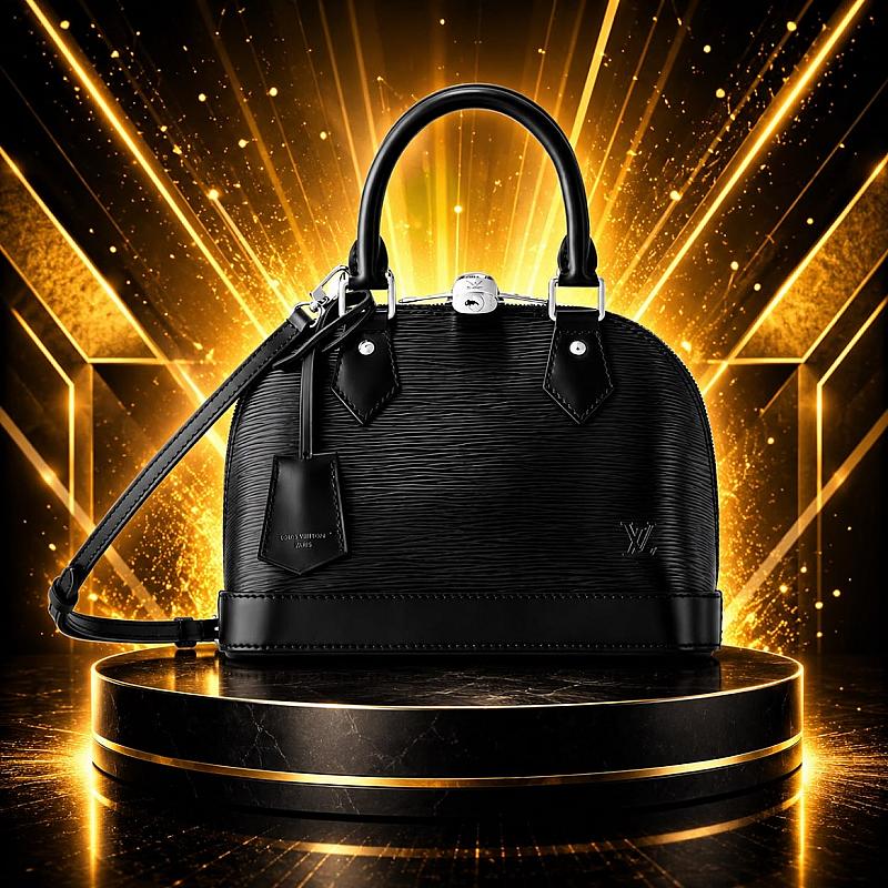 LOUIS VUITTON ALMA BB IN BLACK 👜