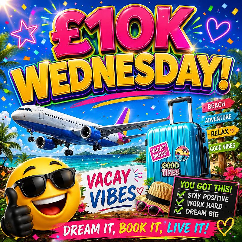 🔴£10K WEDNESDAY - ENTER FOR 20P #145 💷