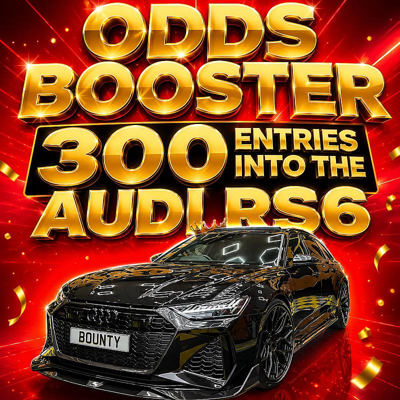 🔴ODDS BOOSTER - 300 ENTRIES INTO THE AUDI RS6 #5