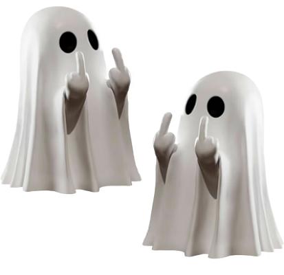 TRICK- 2 pack of humour ghosts OR £6 cred