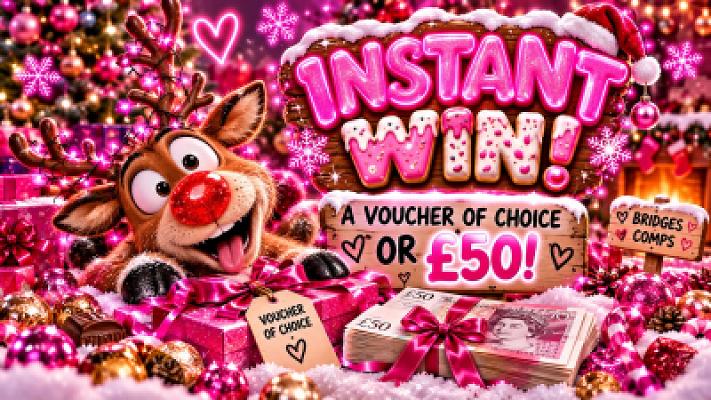 Voucher of choice or £50 