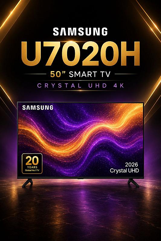 50" Samsung Crystal Processor 4K smart TV