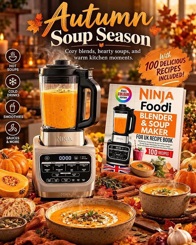 NINJA SOUP MACHINE AND RECIPE BOOK