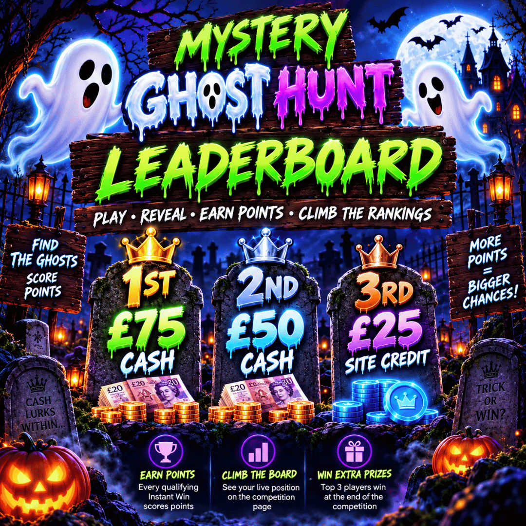 👻 MYSTERY GHOST HUNT - INSTANT WINS!