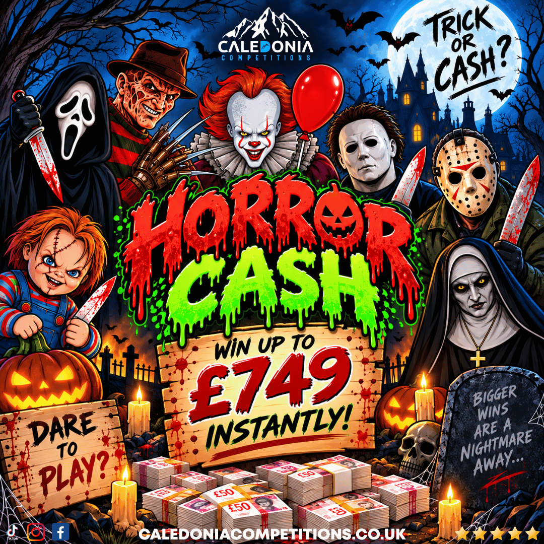 🔪🎃 HORROR CASH - INSTANT WINS! 🎃🔪