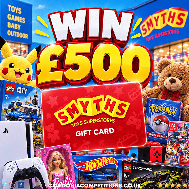 WIN £500 SMYTHS VOUCHER