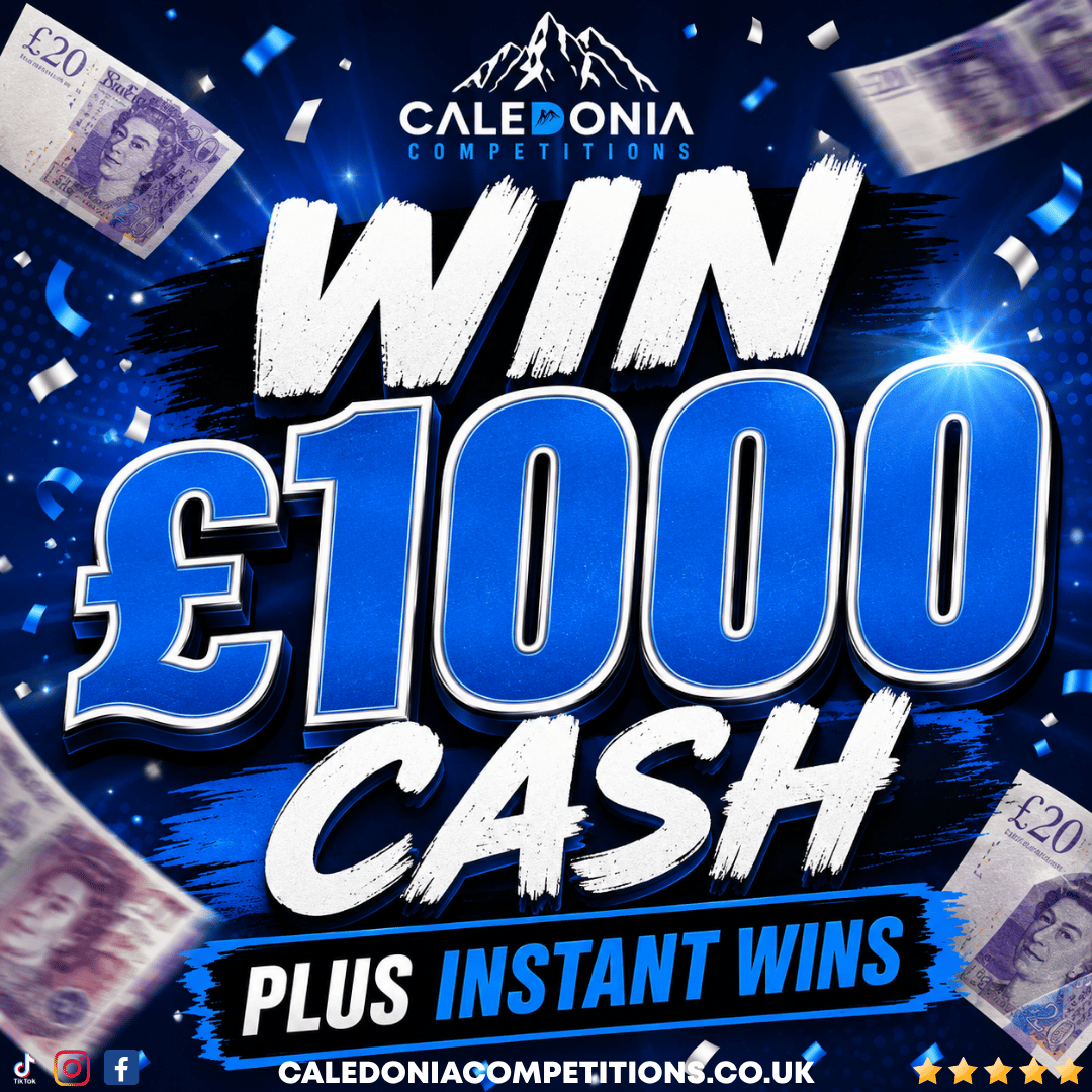 WIN £1000 PLUS INSTANT WINS!