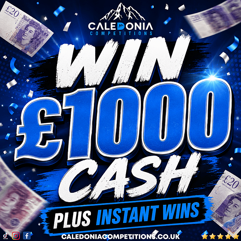 WIN £1000 PLUS INSTANT WINS!