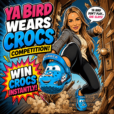 🔥👟 YA BIRD WEARS CROCS! 👟WIN CROCS INSTANTLY! 💥🐊