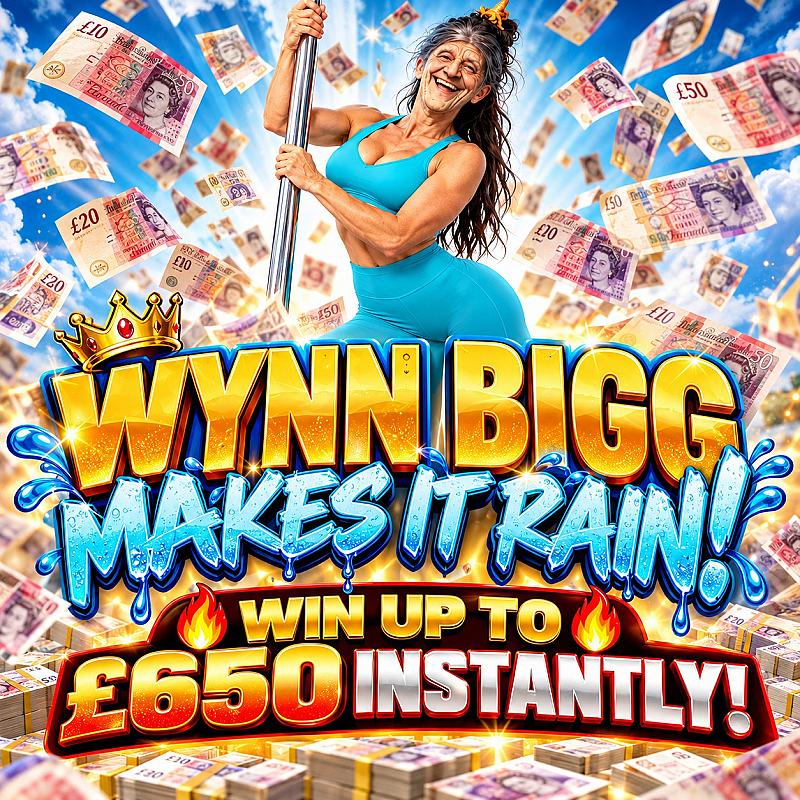 💸🌧️ WYNN BIGG MAKES IT RAIN! 🌧️💰 🔥 WIN UP TO £650 INSTANTLY! 🔥