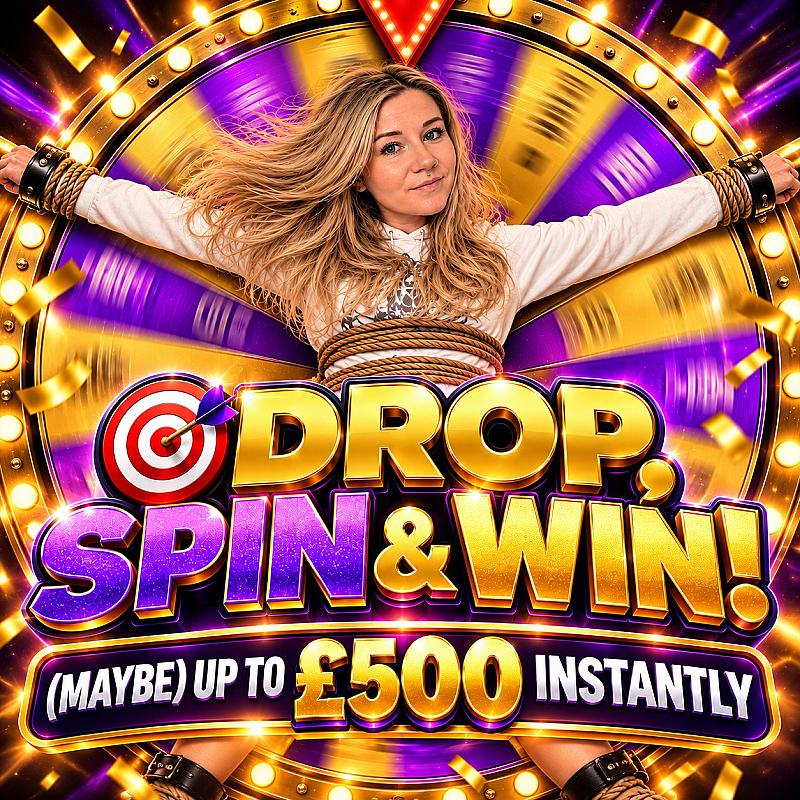 🎯 Drop, Spin & Win (Maybe!) – Win Up to £500 Instantly! 🎡💰