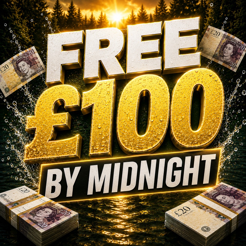 FOR FREE - £100 BY MIDNIGHT - SPEND £4.98 ON COMPS & WIN WE WILL DOUBLE IT) 
