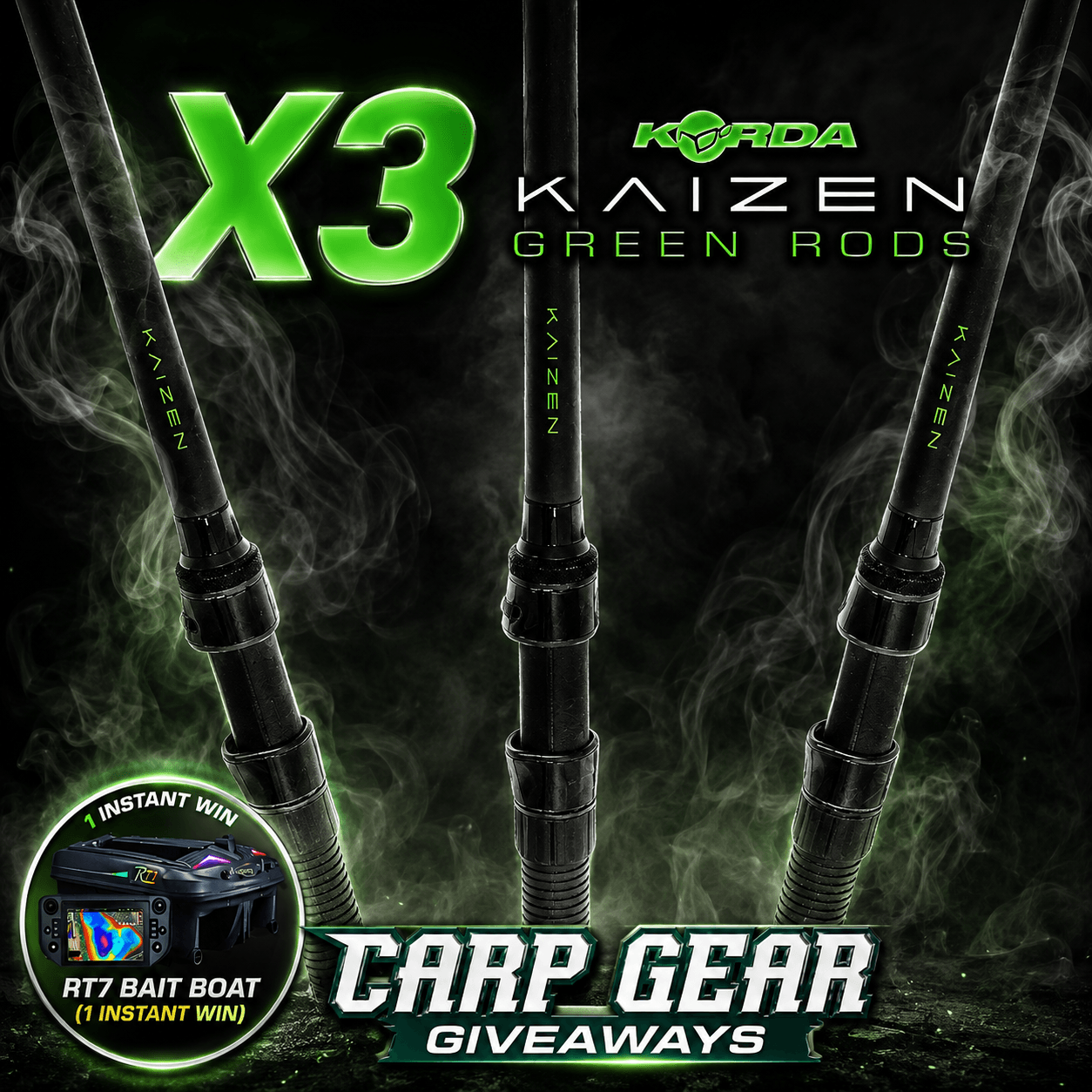 1 PENNY SWEEP - RT7 INSTANT WIN PLUS KAIZEN GREENS END DRAW #3