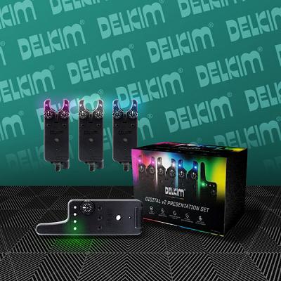 Delkim Txi-D 3 Rod Bite Alarm Presentation Set Or £450
