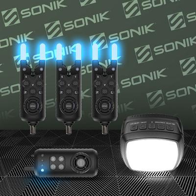 3X SONIK GIZMO2 ALARM SET OR £150