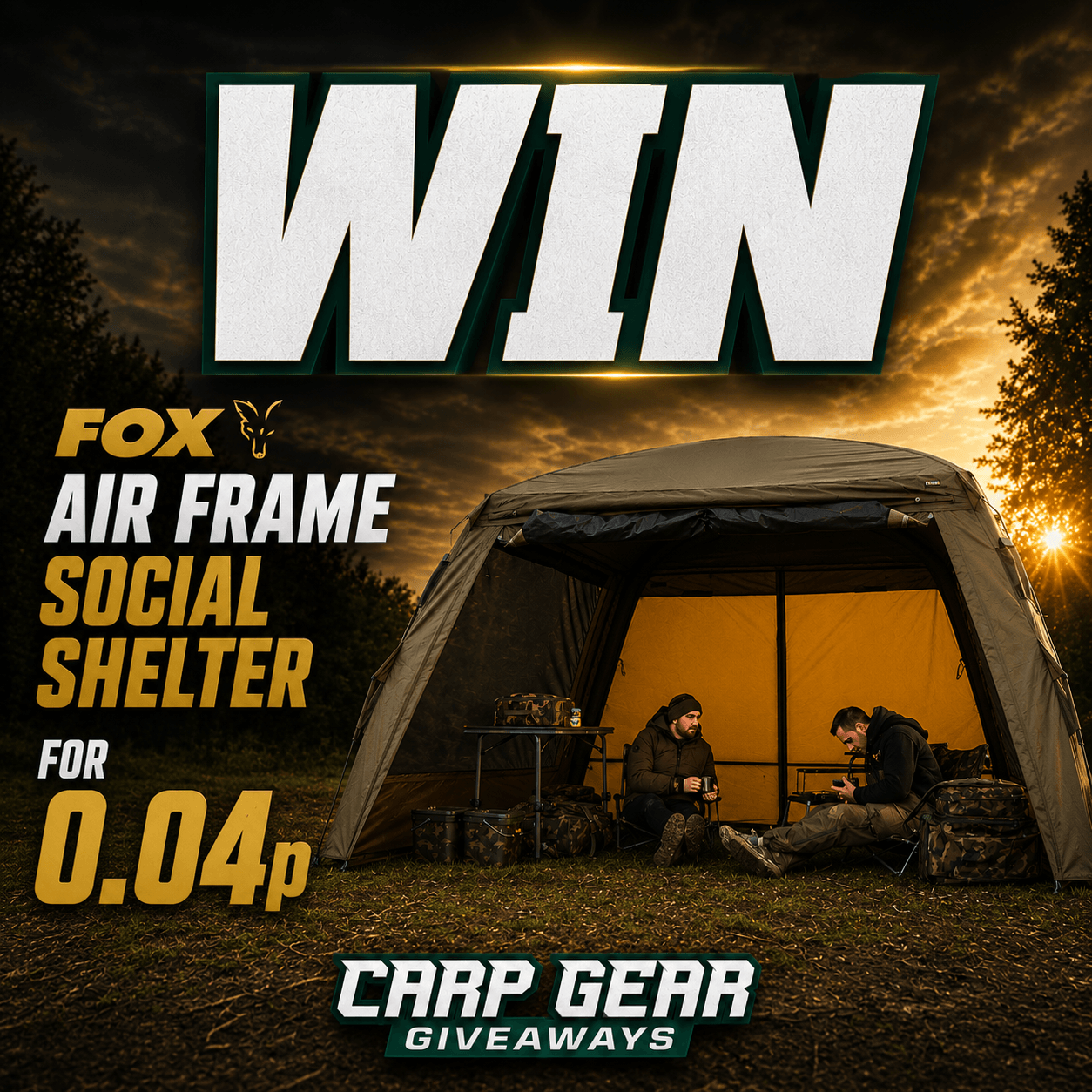 Fox Air Frame Social Shelter – AUTO DRAW