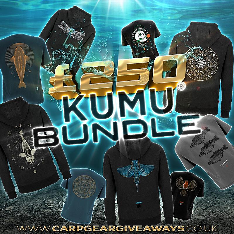£250 KUMU BUNDLE OF CHOICE PLUS 10 T-SHIRT AND HOODY INSTANT WINS