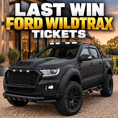 LAST ONE - WIN TICKETS INTO OUR FORD WILDTRAX COMPETITION! ALL BIG WINS ARE JACKPOTS ONLY £100 SC END DRAW