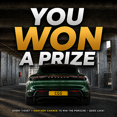8X PORSCHE TAYCAN GTS TICKETS WORTH £479.92 🎰🤑