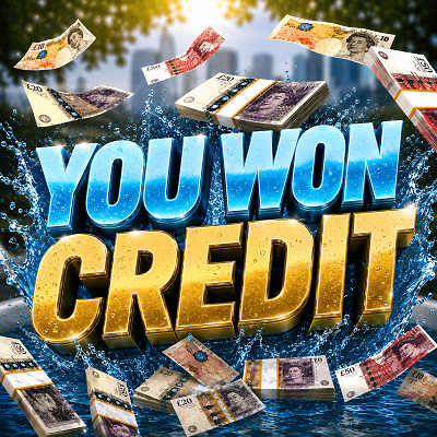 £0.50 CREDIT! 🎟️